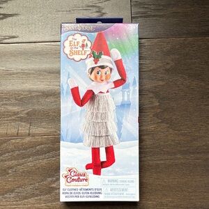 The Elf On The Shelf Tiny Tinsel Dress/outfit - Christmas Elf